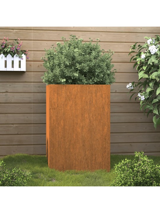 Taimekast, 52x48x75 cm, corten teras