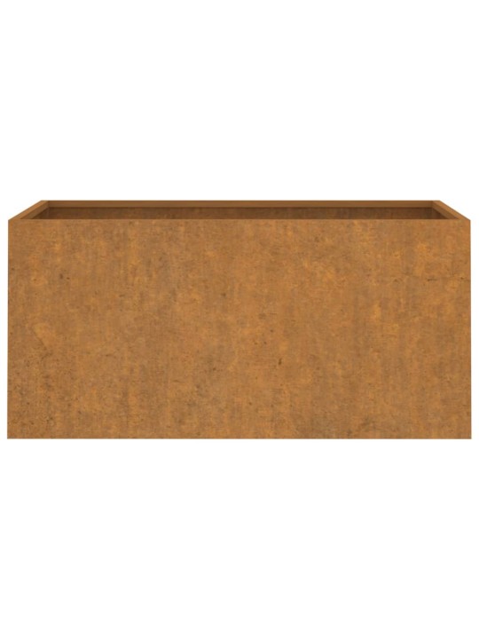 Taimekast, 62x30x29 cm, corten teras