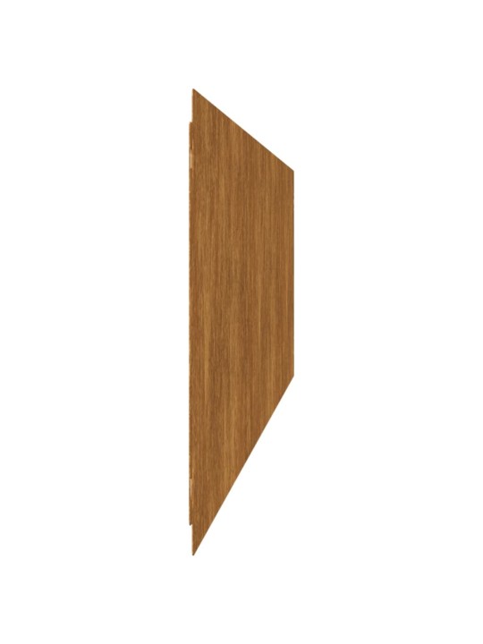 Murupiirded 10 tk, 20x103 cm, painduv corten teras