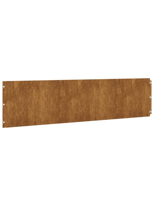 Murupiirded 10 tk, 25x103 cm, painduv corten teras