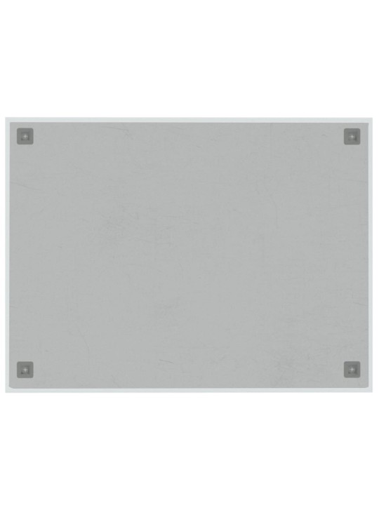 Seinakinnitusega magnettahvel, valge , 80x60 cm , klaas