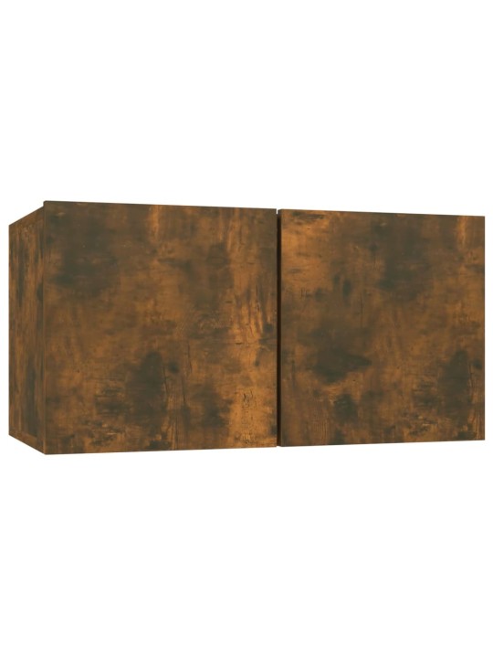Telerikapid 4 tk, suitsutatud tamm, 60x30x30 cm, tehispuit