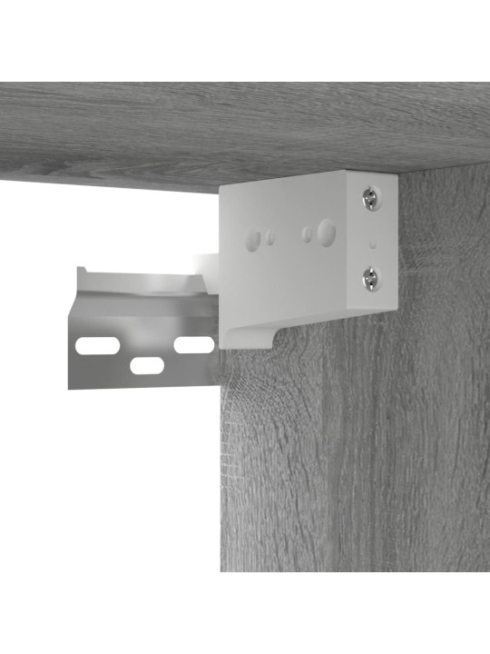 Telerikapid 4 tk, hall sonoma, 60x30x30 cm, tehispuit