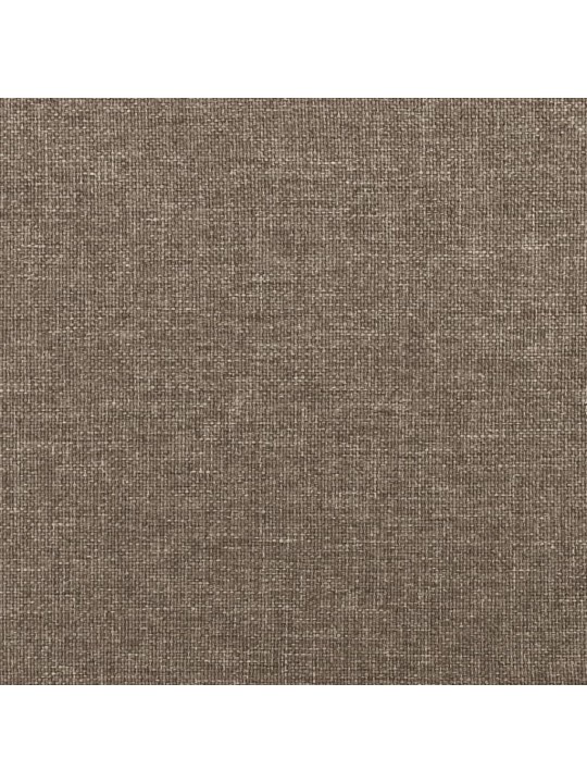 Voodiraam ilma madratsita taupe 120x200 cm kangas