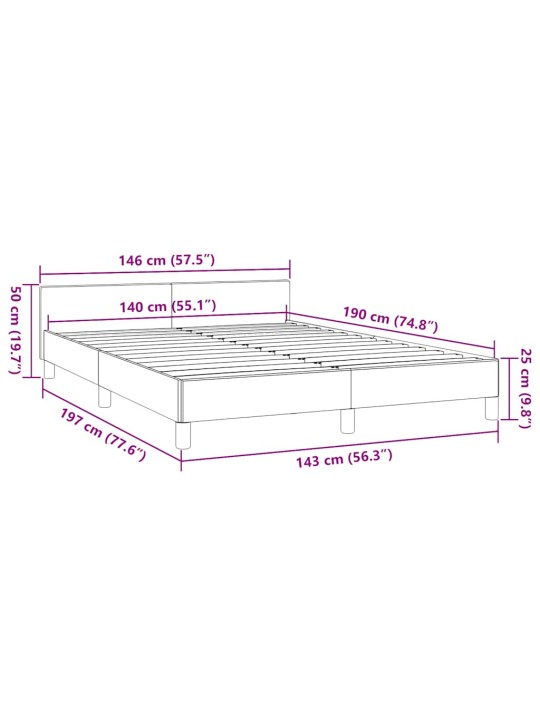 VOODIRAAM PEATSIGA ILMA MADRATSIKREEMITA 140X190 CM