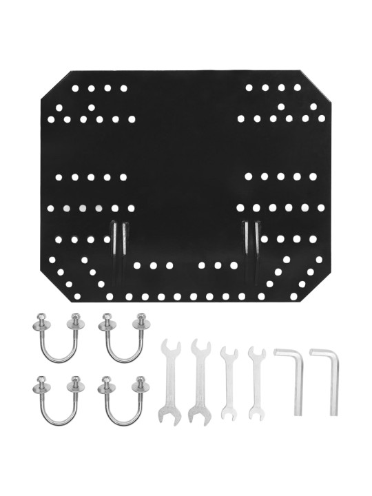 Atv lumesahk, 150 x 38 cm, must