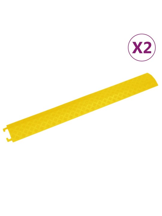 Kaablikaitse kaldteed 2 tk, 98,5 cm, kollane