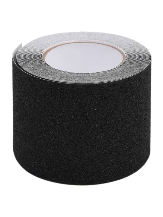 Libisemisvastane teip, must, 0,1 x 10 m, pvc