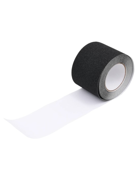 Libisemisvastane teip, must, 0,1 x 10 m, pvc