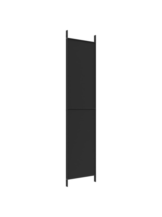 3 paneeliga ruumijagaja, must, 150x220 cm, kangas