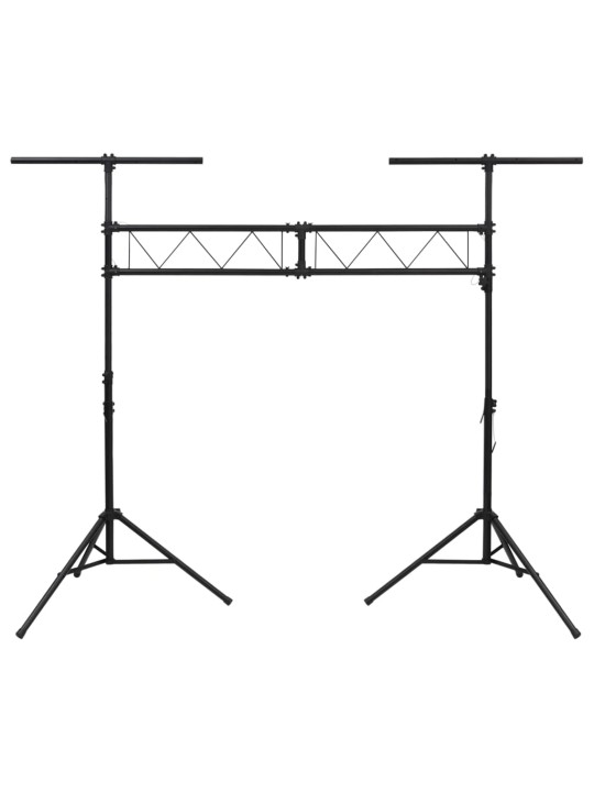 Valgustuse statiiv, must, 338x115x(180-300) cm, teras