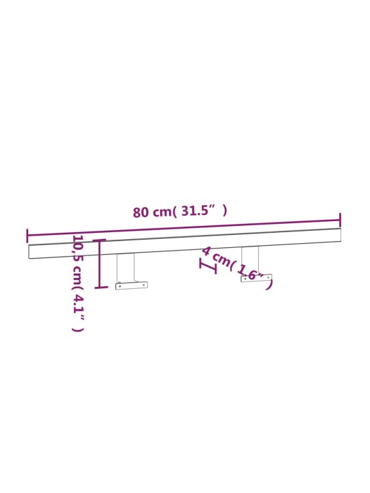 LED peeglivalgusti, 13 w, soe valge, 80 cm, 3000 k