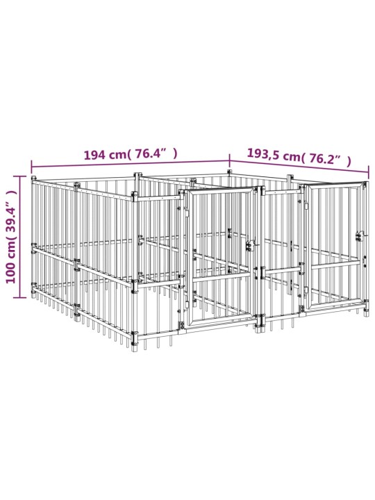 Koeraaedik, teras, 3,75 m²