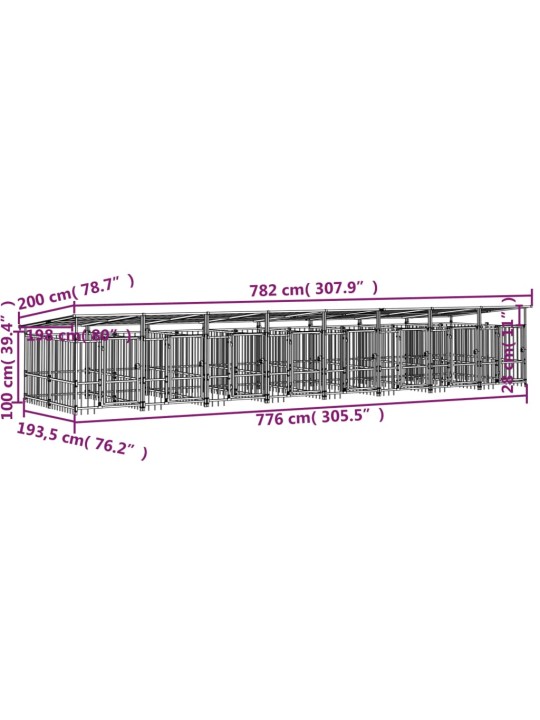 Koeraaedik katusega, teras, 15,02 m²