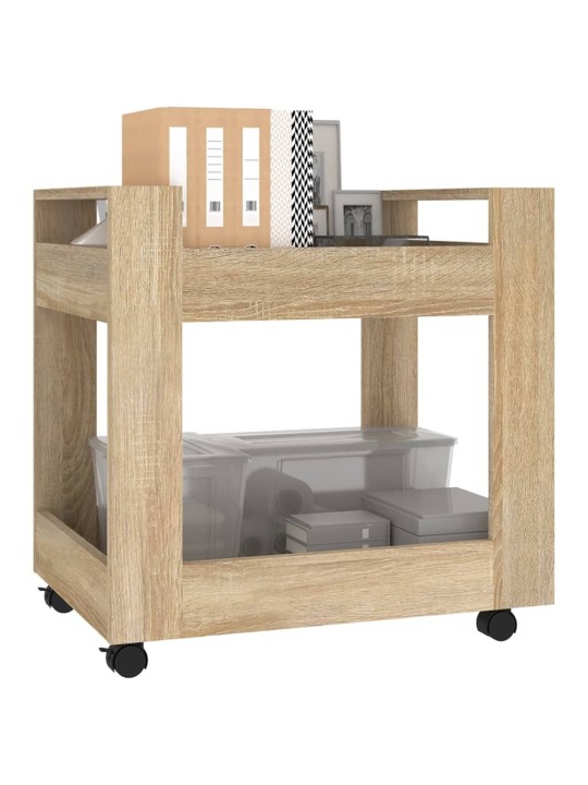 Lauakäru sonoma tamm 60x45x60 cm tehispuit