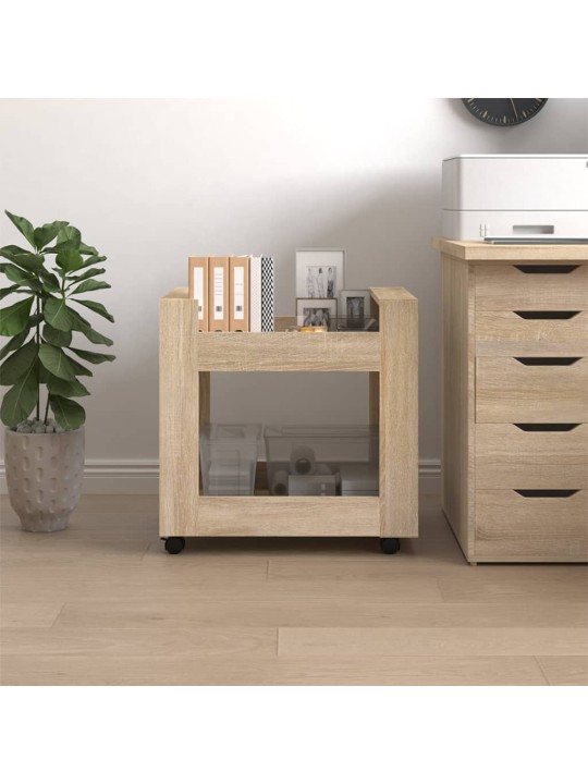 Lauakäru sonoma tamm 60x45x60 cm tehispuit