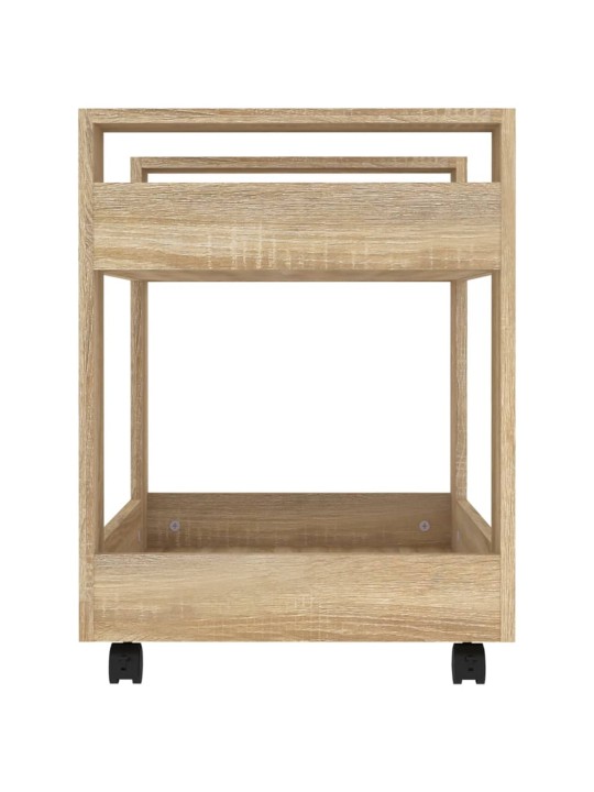 Lauakäru sonoma tamm 60x45x60 cm tehispuit