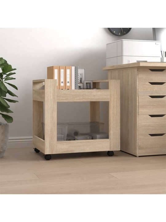 Lauakäru sonoma tamm 60x45x60 cm tehispuit