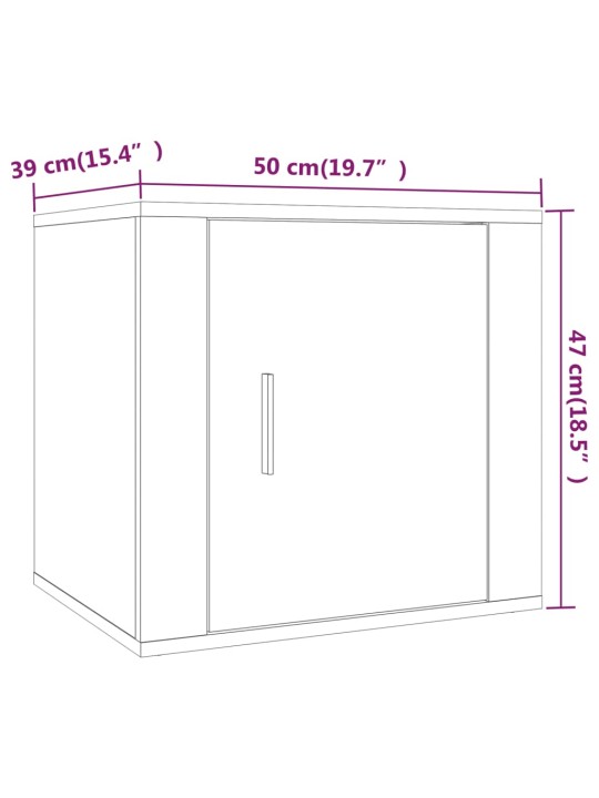 Öökapid 2 tk, betoonhall, 50x39x47 cm