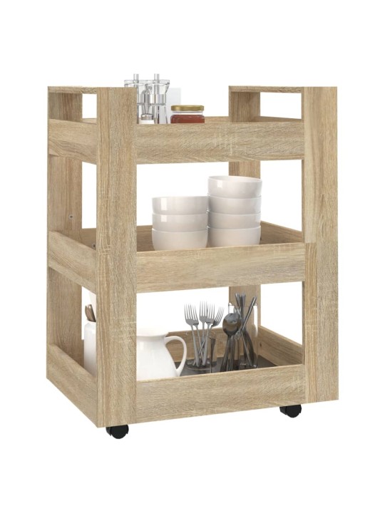 LAUAKÄRU SONOMA TAMM 60X45X80 CM TEHISPUIT