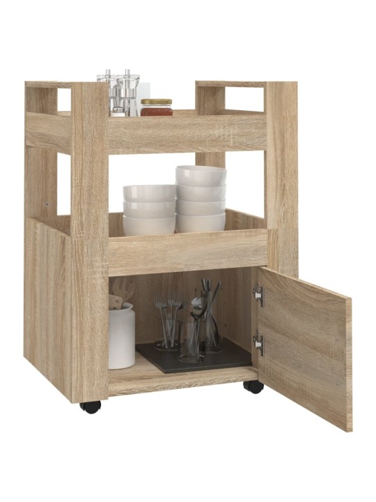 LAUAKÄRU SONOMA TAMM 60X45X80 CM TEHISPUIT
