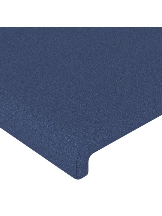 Voodipeatsid 4 tk, sinine, 80x5x78/88 cm, kangas