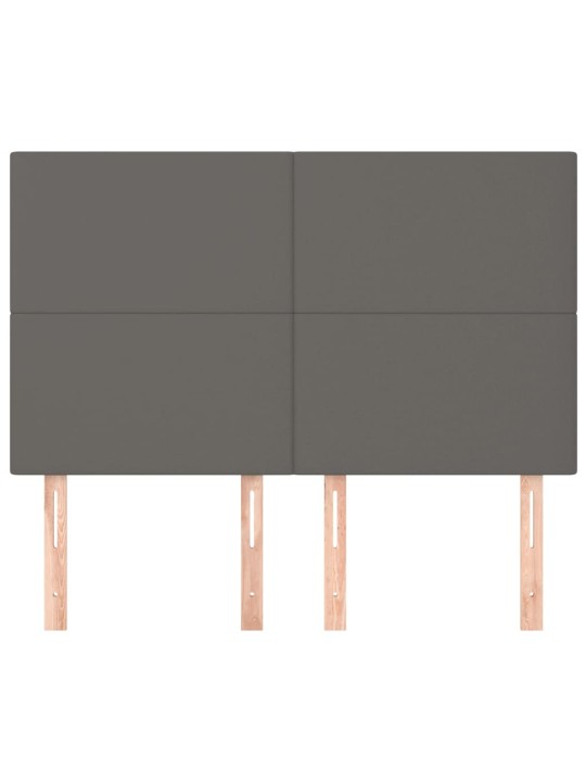 Voodipeatsid 4 tk, hall, 72x5x78/88 cm, kangas