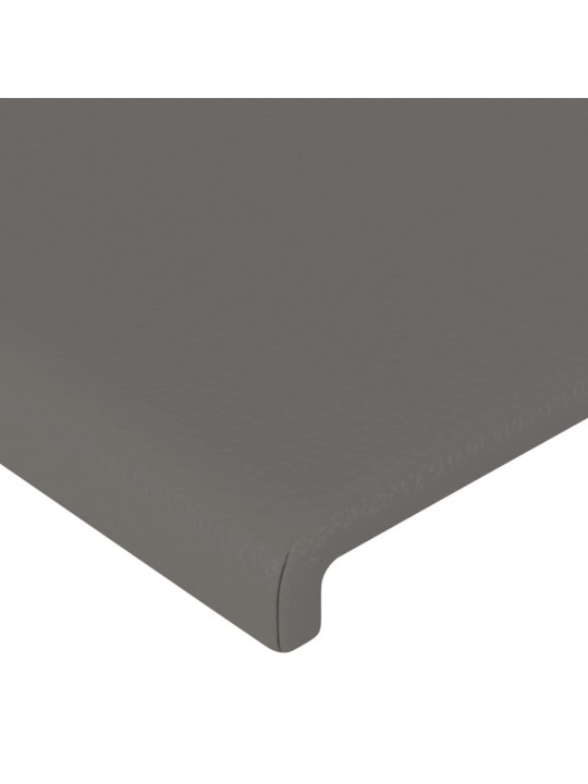 Voodipeatsid 4 tk, hall, 100x5x78/88 cm, kunstnahk