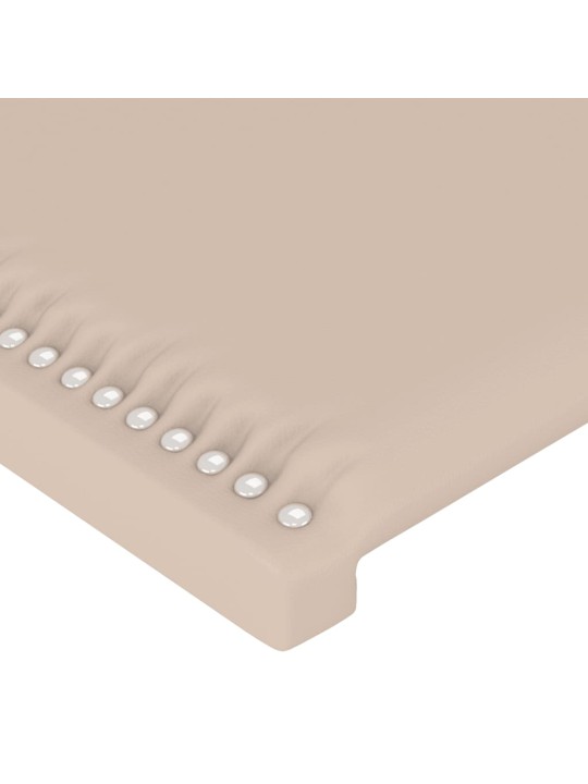 Voodipeatsid 4 tk, cappuccino, 72x5x78/88 cm, kangas