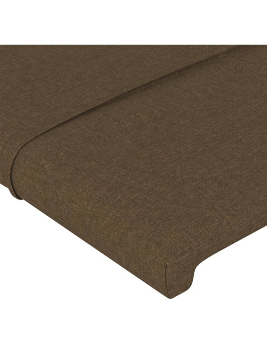 Voodipeatsid 2 tk, tumepruun, 80x5x78/88 cm, kangas