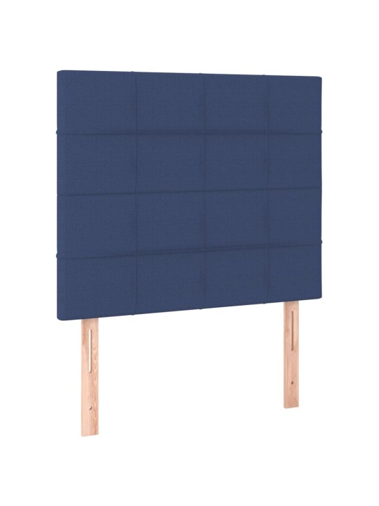 Voodipeatsid 2 tk, sinine, 90x5x78/88 cm, kangas