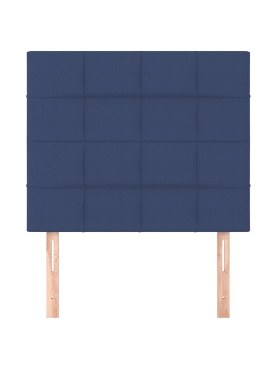 Voodipeatsid 2 tk, sinine, 100x5x78/88 cm, kangas