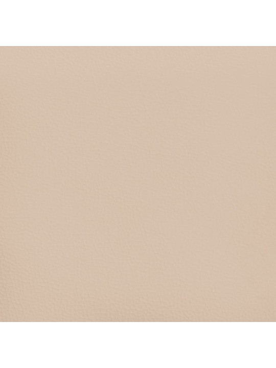 Voodipeatsid 4 tk, cappuccino, 90x5x78/88 cm, kunstnahk