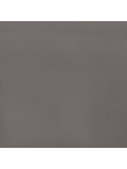 Voodipeatsid 4 tk, hall, 100x5x78/88 cm, kunstnahk