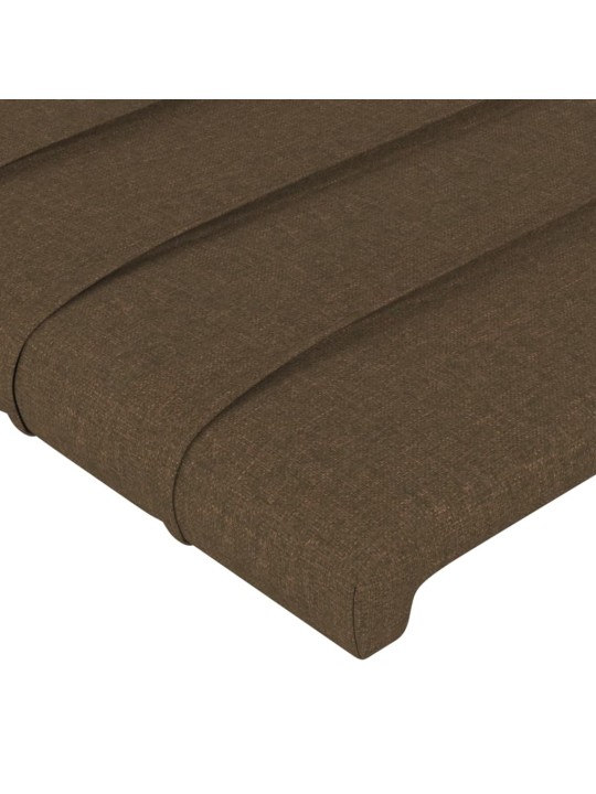 Voodipeatsid 2 tk, tumepruun, 80x5x78/88 cm, kangas