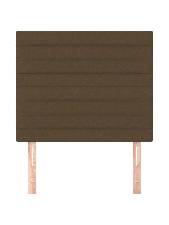 Voodipeatsid 2 tk, tumepruun, 90x5x78/88 cm, kangas
