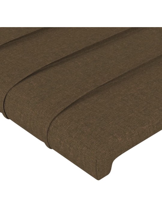Voodipeatsid 2 tk, tumepruun, 90x5x78/88 cm, kangas