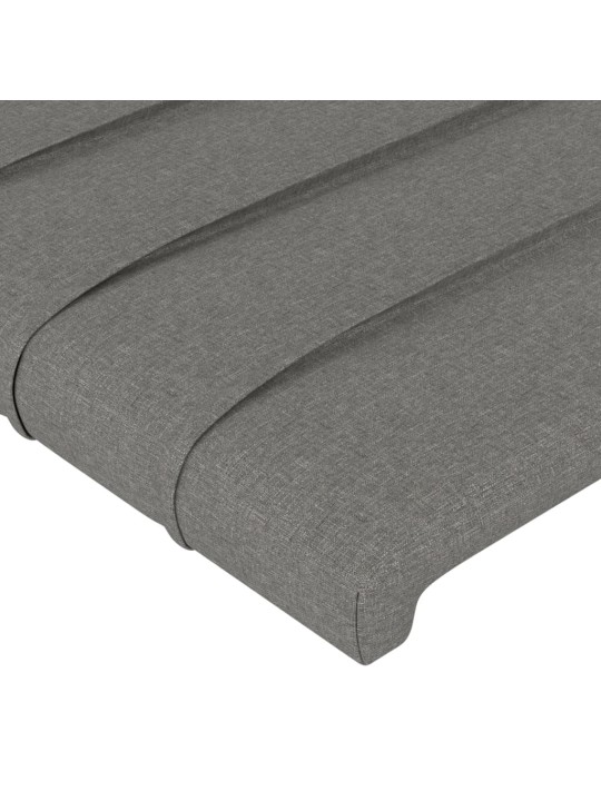 Voodipeatsid 4 tk, helehall, 90x5x78/88 cm, kangas
