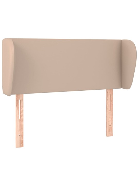Voodipeats servadega, cappuccino, 103x23x78/88 cm, kunstnahk