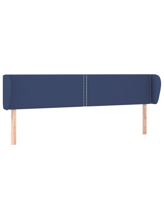 Voodipeats servadega, sinine, 183x23x78/88 cm, kangas