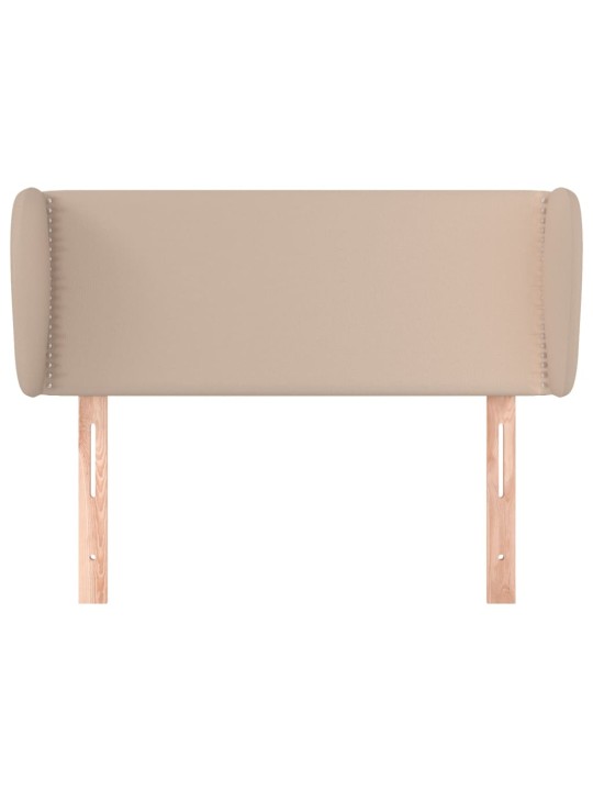 Voodipeats servadega, cappuccino, 83x23x78/88 cm, kunstnahk