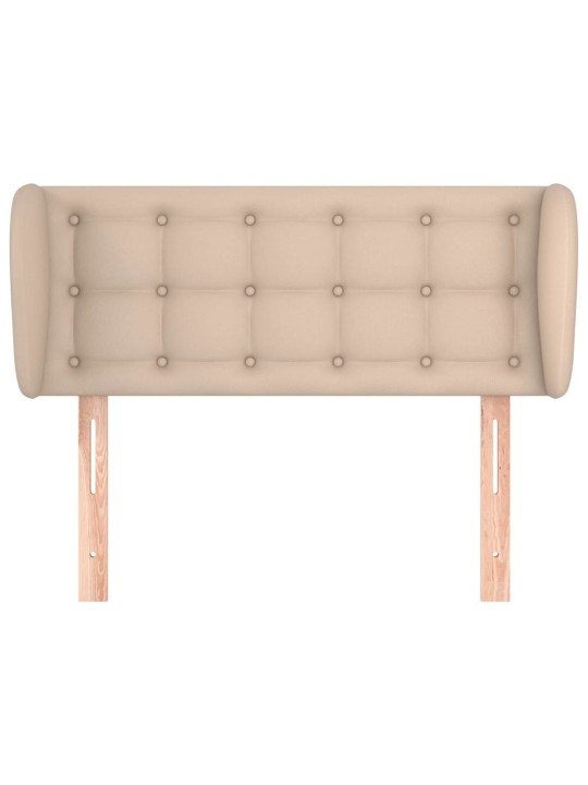 Voodipeats servadega, cappuccino, 83x23x78/88 cm, kunstnahk
