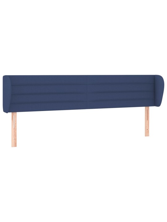 Voodipeats servadega, sinine, 183x23x78/88 cm, kangas