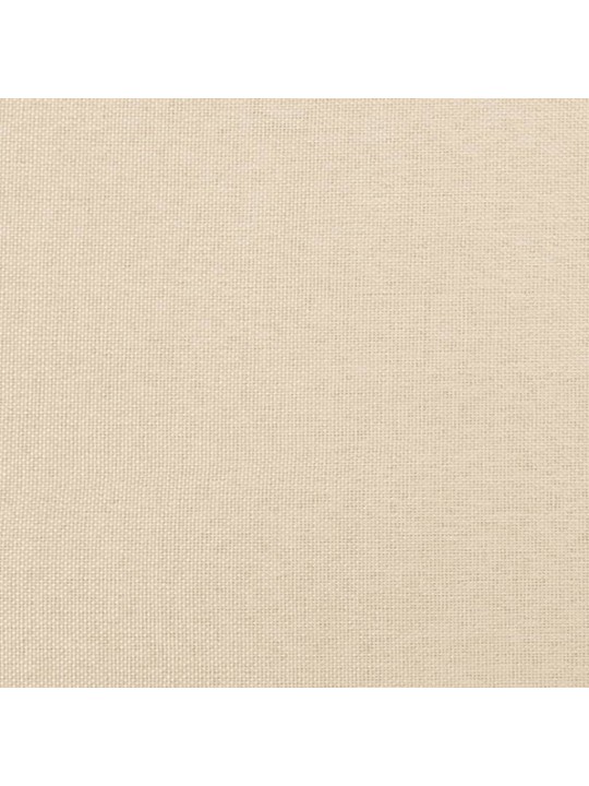 Voodipeats servadega, kreemjas, 203x23x78/88 cm, kangas