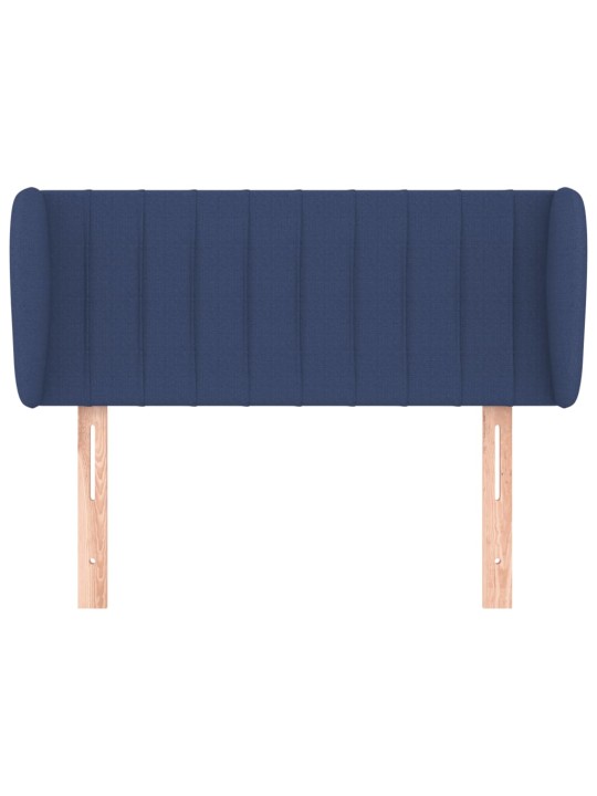 Voodipeats servadega, sinine, 83x23x78/88 cm, kangas