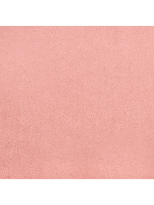 Voodipeats servadega, roosa, 93x23x78/88 cm, samet