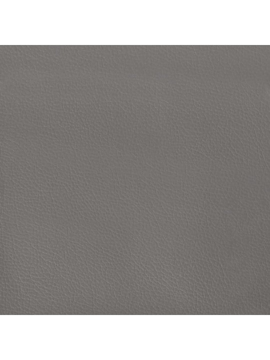 Voodipeats servadega, hall, 83x23x118/88 cm, kunstnahk