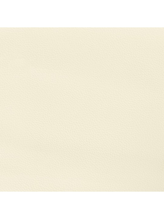 Voodipeats servadega, kreemjas, 183x23x118/128 cm, kunstnahk