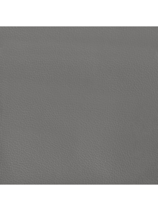 Voodipeats servadega, hall, 203x23x118/128 cm, kunstnahk