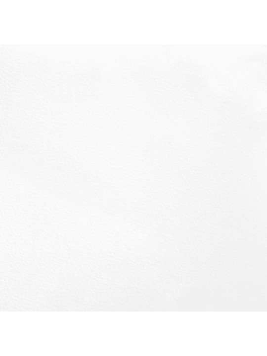 Voodipeats servadega, valge, 83x23x118/88 cm, kunstnahk